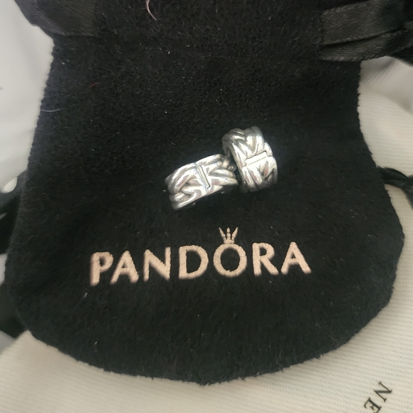 Pandora Jewelry - Pandora Silver Charm Clips